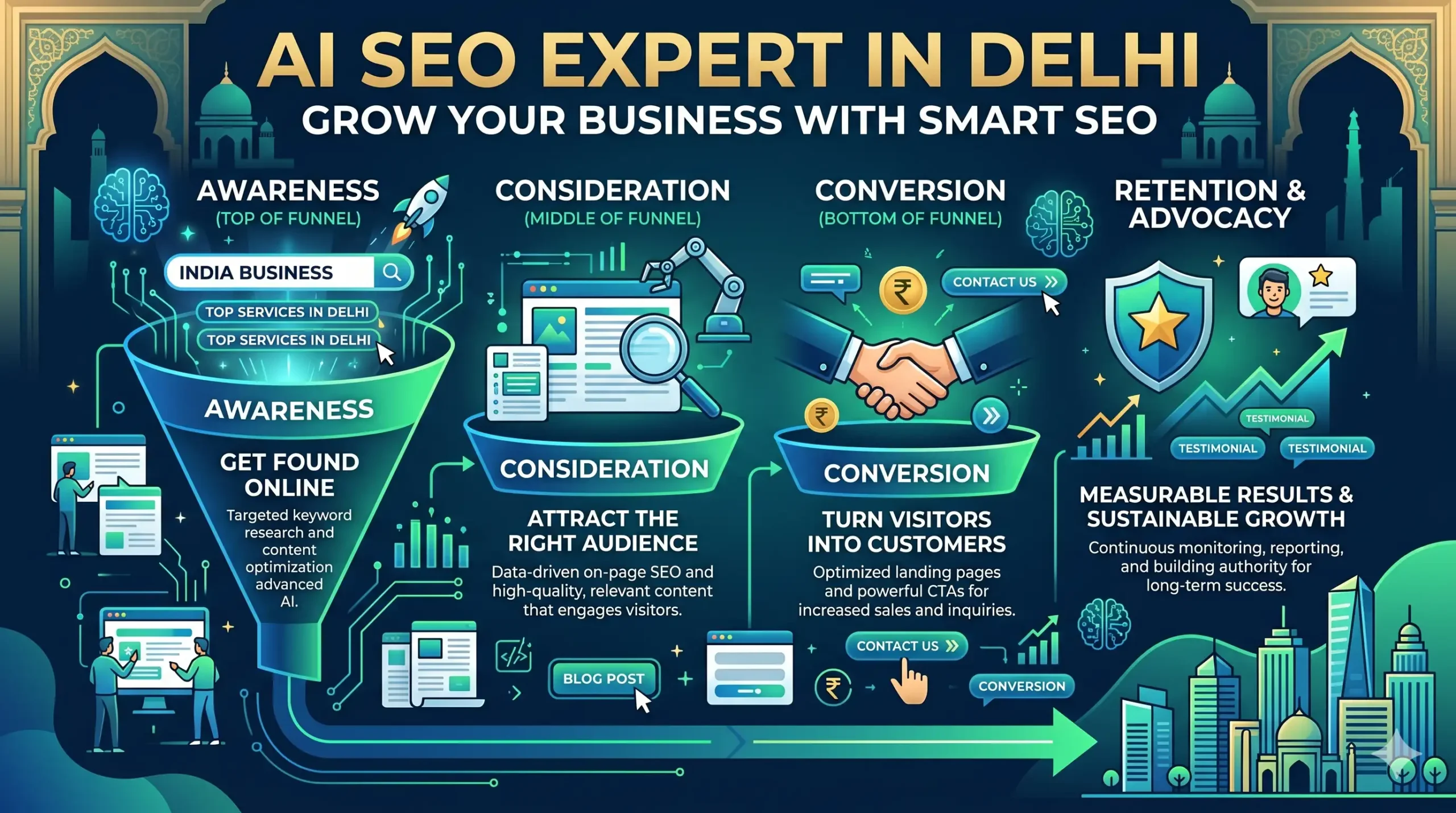 AI SEO Expert in Delhi helping businesses grow with AI-powered SEO strategies
