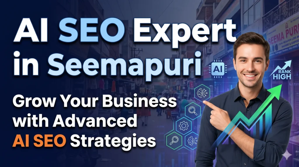 AI SEO Expert in Seemapuri helping businesses grow with AI SEO strategies in Delhi and India